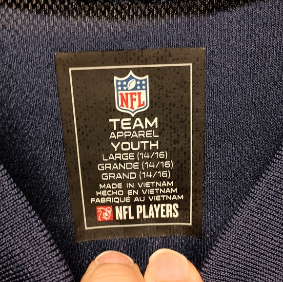 NFL New England Patriots Rob Gronkowski Jersey - Blue - Youth L - Picture 3 of 11